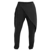 Carlton Jones Men's Bamboo Wrap Pant Homme - Black In Black