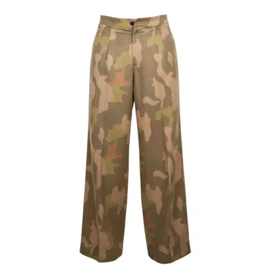 Carlton Jones Men's Neutrals Camouflage Pant