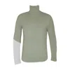 Carlton Jones Men's Neutrals / Green Superhero Turtleneck Homme - Green, Neutrals In Green