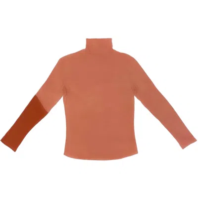 Carlton Jones Women's Pink / Purple Superhero Turtleneck - Pink & Purple In Pink/purple