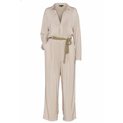Carlton Jones Women's Neutrals Everybody Jumpsuit