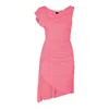 Carlton Jones Women's Pink / Purple Estelle Knit Dress- Pink & Purple In Pink/purple