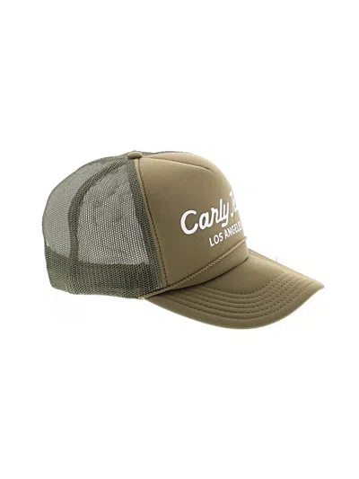 Pre-owned Carly Jean Baseball Cap In Green