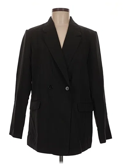 Pre-owned Carly Jean Blazer Jacket In Black