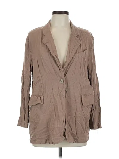 Pre-owned Carly Jean Blazer Jacket In Brown