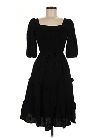 Pre-owned Carly Jean Casual Dress In Black