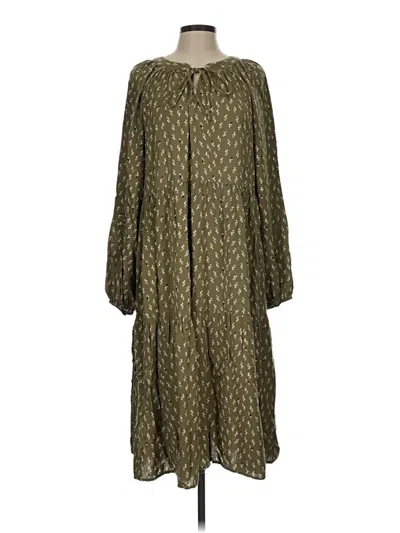 Pre-owned Carly Jean Casual Dress In Green