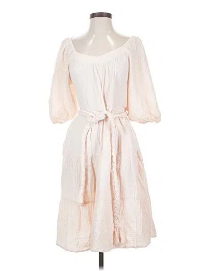 Pre-owned Carly Jean Casual Dress In Ivory