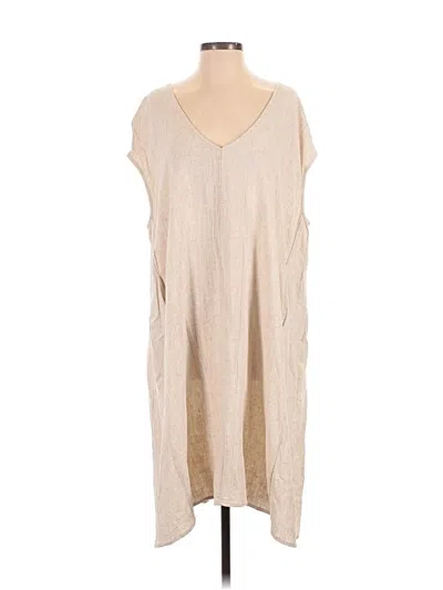 Pre-owned Carly Jean Casual Dress In Tan