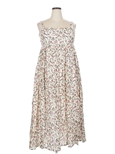 Pre-owned Carly Jean Casual Dress In White