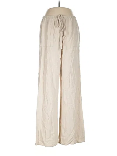 Pre-owned Carly Jean Casual Pants In Ivory