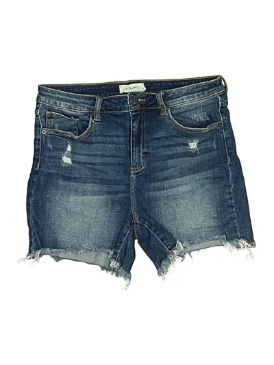 Pre-owned Carly Jean Denim Shorts In Blue