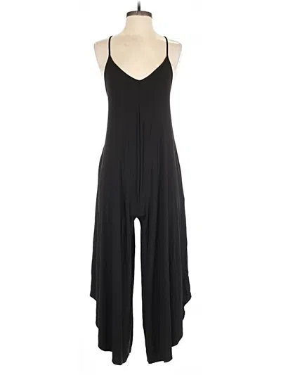 Pre-owned Carly Jean Jumpsuit In Black