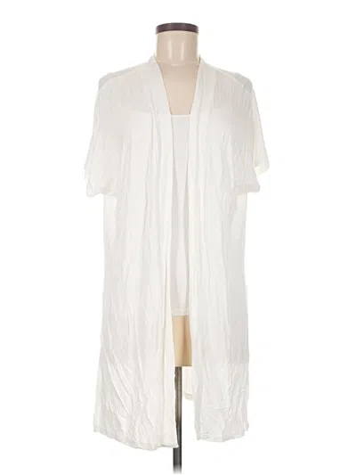 Pre-owned Carly Jean Kimono In White