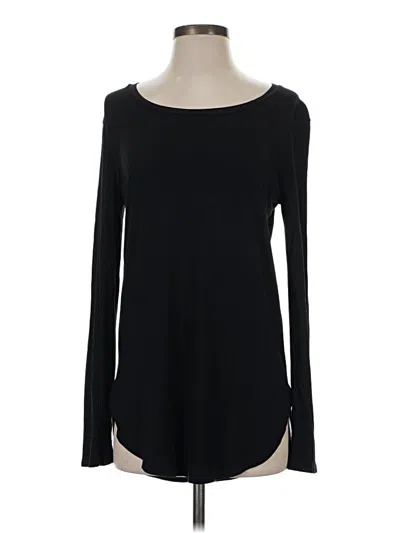Pre-owned Carly Jean Long Sleeve T-shirt In Black