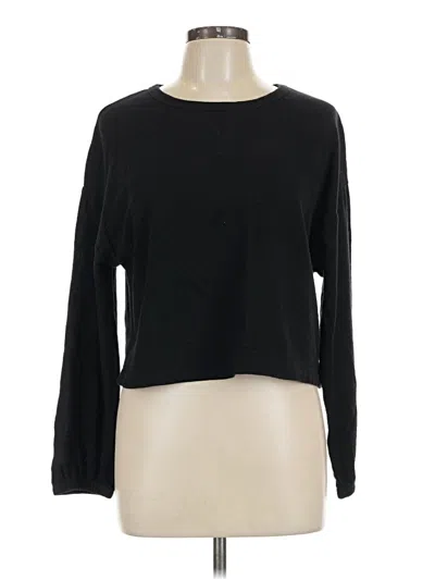 Pre-owned Carly Jean Long Sleeve T-shirt In Black