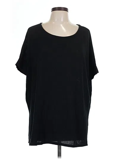 Pre-owned Carly Jean Poncho In Black