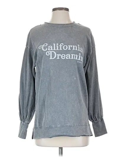 Pre-owned Carly Jean Pullover Sweater In Gray