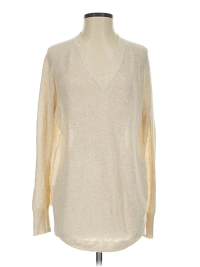 Pre-owned Carly Jean Pullover Sweater In White