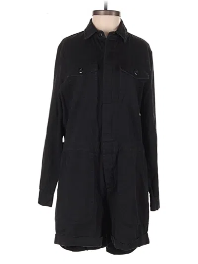 Pre-owned Carly Jean Romper In Black