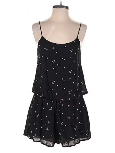 Pre-owned Carly Jean Romper In Black
