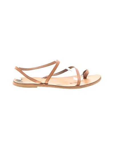Pre-owned Carly Jean Sandals In Brown