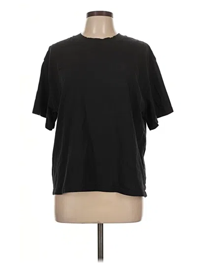 Pre-owned Carly Jean Short Sleeve T-shirt In Black