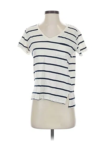 Pre-owned Carly Jean Short Sleeve T-shirt In White