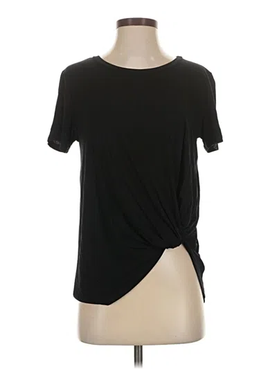 Pre-owned Carly Jean Short Sleeve T-shirt In Black