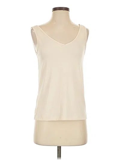 Pre-owned Carly Jean Sleeveless T-shirt In Ivory