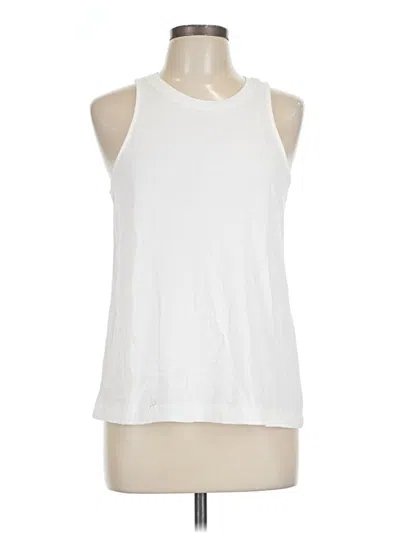 Pre-owned Carly Jean Sleeveless T-shirt In White