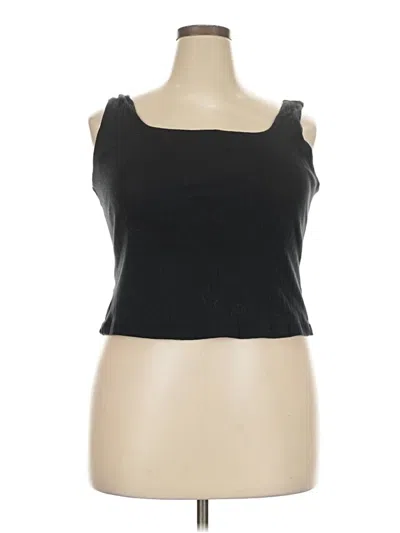 Pre-owned Carly Jean Tank Top In Black