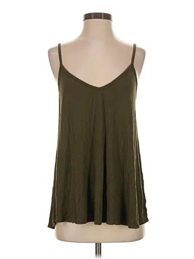 Pre-owned Carly Jean Tank Top In Green