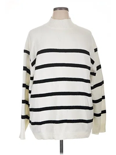 Pre-owned Carly Jean Turtleneck Sweater In Ivory