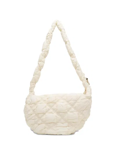 Carlyn Cozy Quilted Shoulder Bag In Neutral