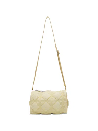 Carlyn Kira Quilted Shoulder Bag In Yellow