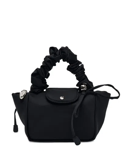 Carlyn Mini Top-handle Tote Bag In Black