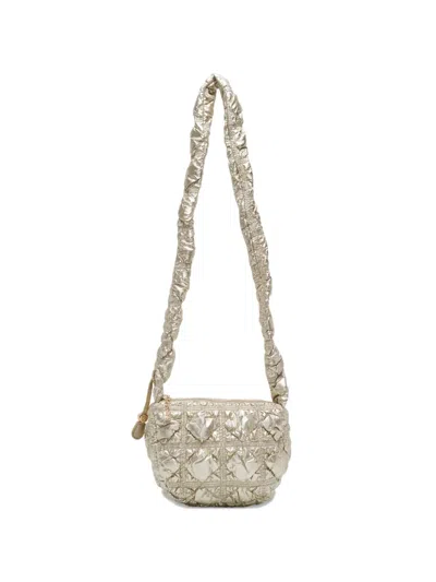 Carlyn Poing Quilted Cross Body Bag In Neutral
