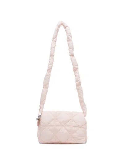 Carlyn Quilted Cross Body Bag In White