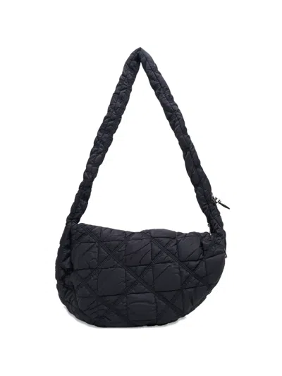 Carlyn Quilted Tote Bag In Black