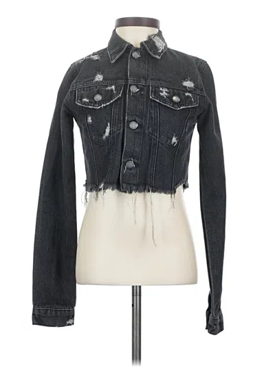 Pre-owned Carmar Denim Jacket In Black