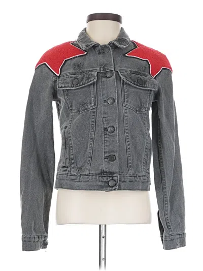 Pre-owned Carmar Denim Jacket In Gray