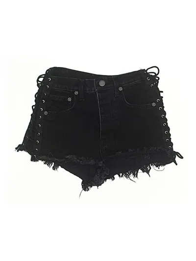Pre-owned Carmar Denim Shorts In Black