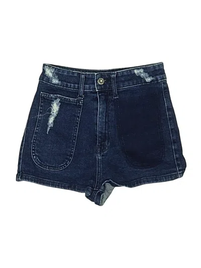 Pre-owned Carmar Denim Shorts In Blue