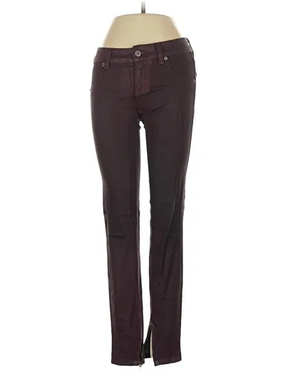 Pre-owned Carmar Jeans In Burgundy