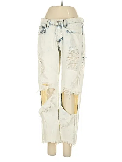 Pre-owned Carmar Jeans In White