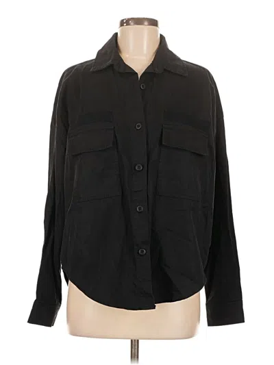 Pre-owned Carmar Long Sleeve Button Down Shirt In Black