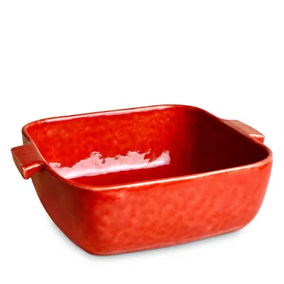Carmel Ceramica Cozina Square Baker In Red
