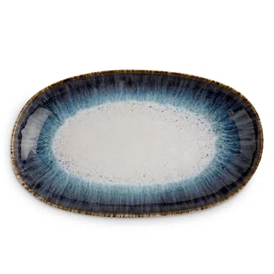 Carmel Ceramica Cypress Grove Oval Tray In Multi