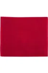 Carmel Towel Company Velour Hemmed Towel In Red